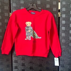 NEVER WORN BOYS POLO SWEATER SIZE 7